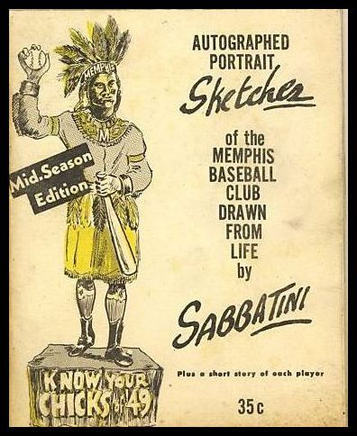 1949 Memphis Chicks Sketchbook
